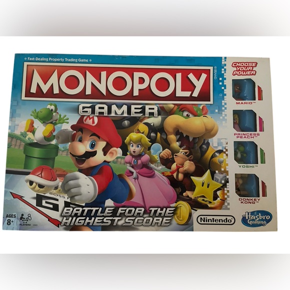 Mario Monopoly Gamer edition/ Nintendo,completete, VGUC/Gamer Gift - Picture 1 of 5